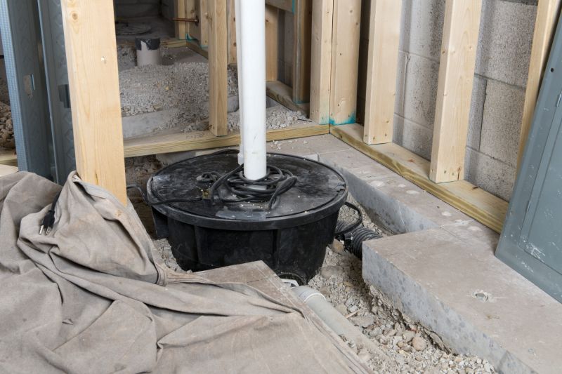 Basement Drainage Installation in Framingham, MA
