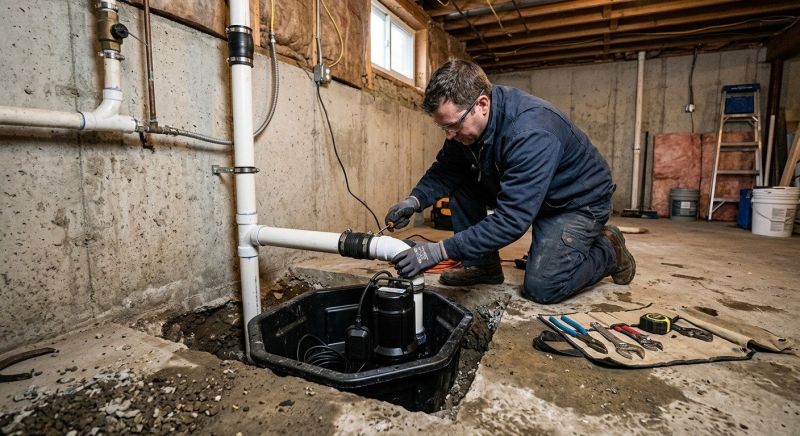 Basement Sump Pump Service in Framingham, MA