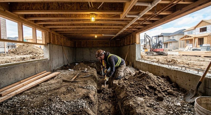 Footer Excavation in Houston, TX