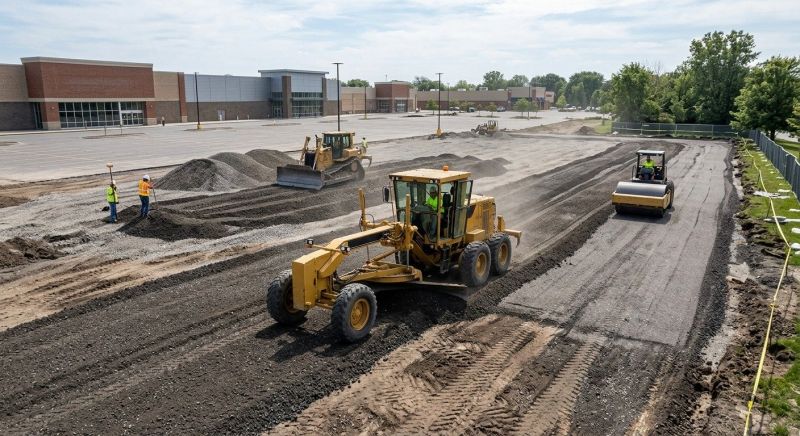 Parking Lot Gravel Repair in Marietta, GA