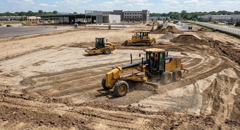 Parking Lot Leveling in Cumming, GA