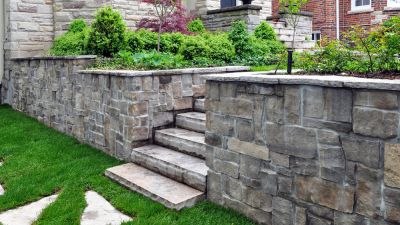 Stone Retaining Wall!