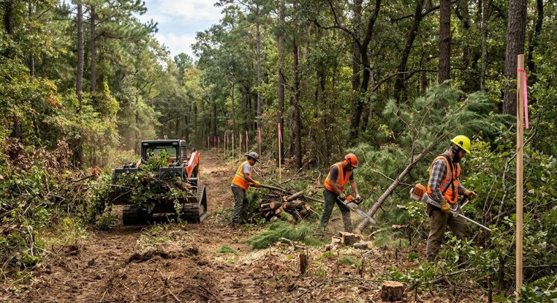 Property Line Clearing in Marietta, GA